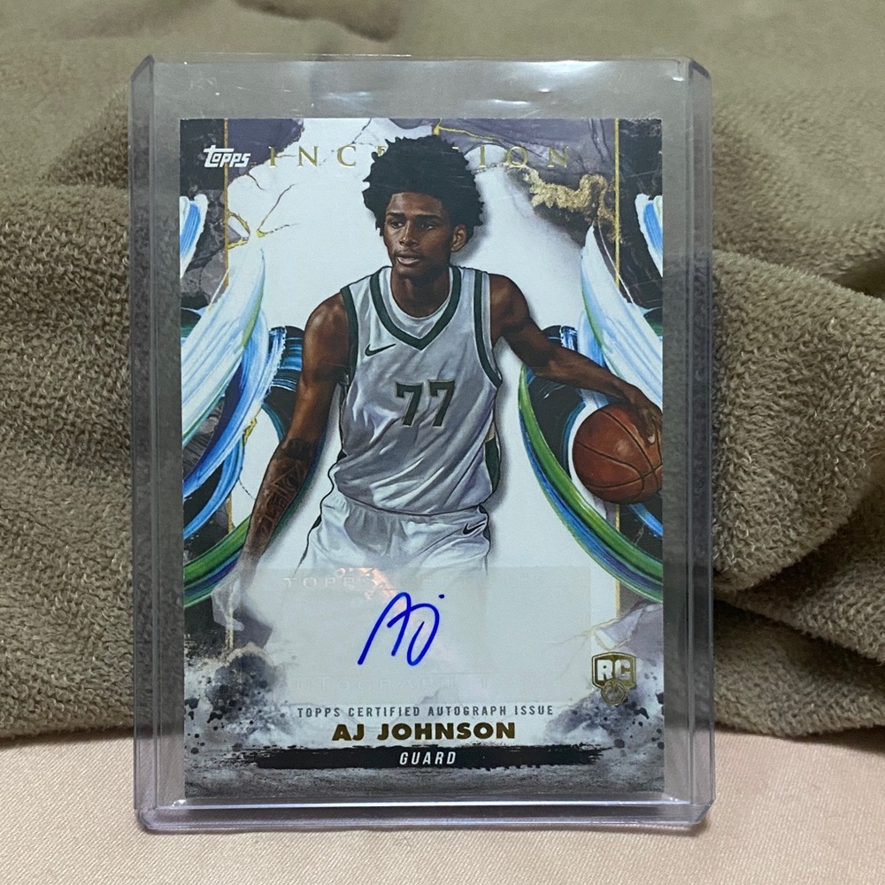 2024 Topps Inception AJ Johnson Rookie Auto!!